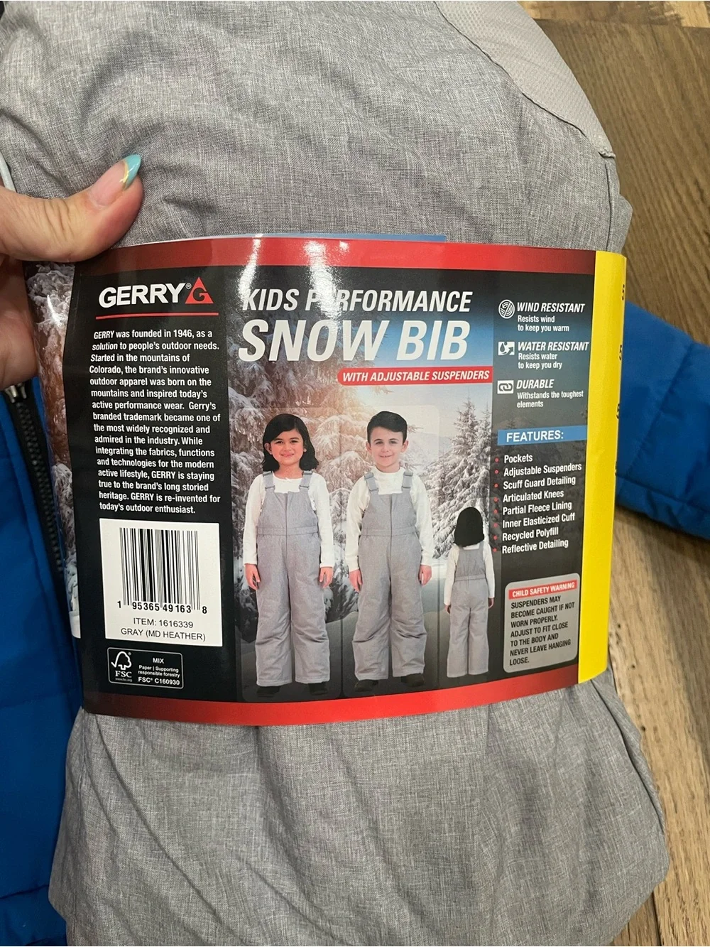 Gerry 2pc winter snow coat bibs SET boy 5
